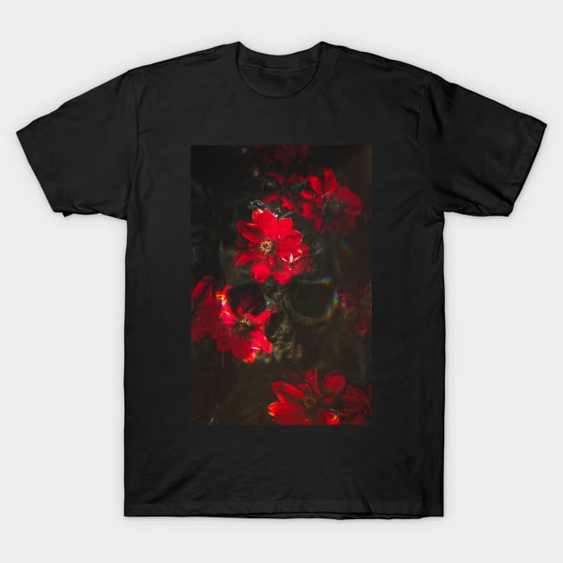 Red Flowers T-Shirt by SeamlessOo